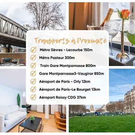 Le De Niro Magnifique Duplex Invalides Eiffel Tower 7 Pers Apartment *